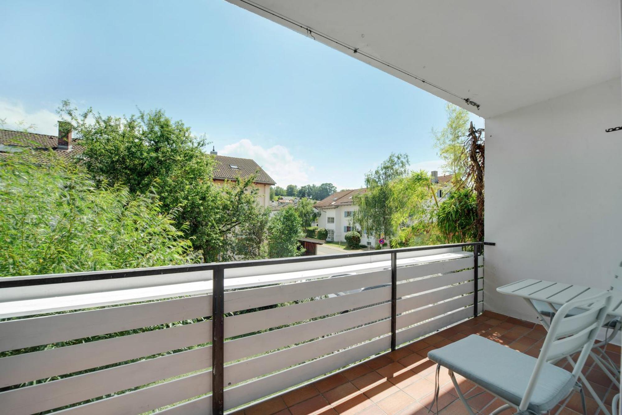 Chiemsee Ferienwohnung Gartenblick Prien am Chiemsee Bagian luar foto